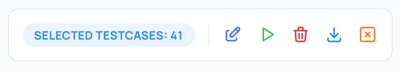 Bulk Actions Bar